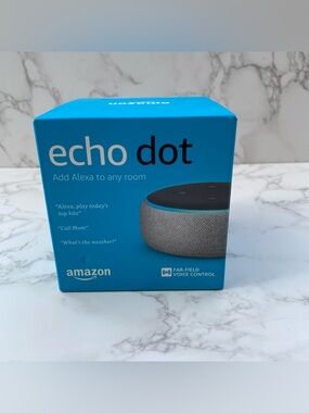 Amazon Echo Dot (3rd Gen) Smart Speaker with Alexa Gray NEW SEALED